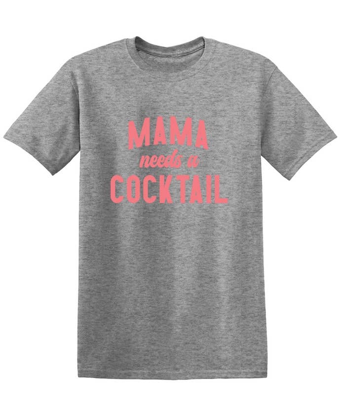 Feelin Good Tees - Wholesale Screen Printed T-Shirt - Women's - Mama Needs a Cocktail..12