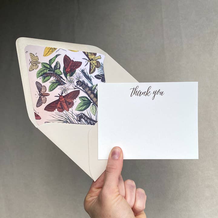 Pack de Papeterie Letterpress pour Jardin pour la vente par The Happy Envelope