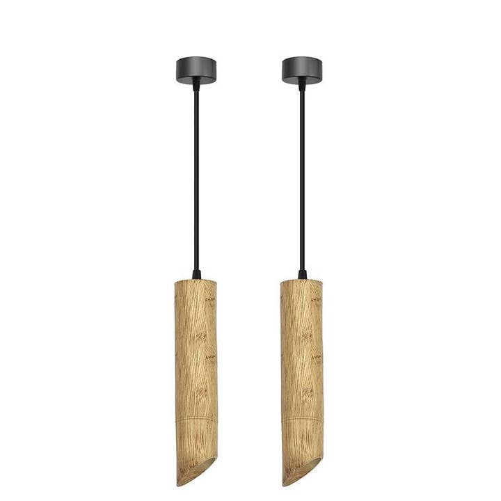 Ledsone - Wholesale Chandelier/hanging light - Hanging Wooden GU10 Socket Pendant Light~47749