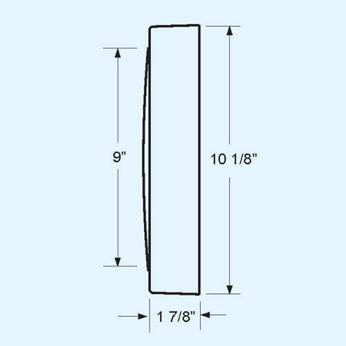 Trintec Industries Inc. - Wholesale Wall Clock - 10" Nautical Flag Time & Tide Clock1