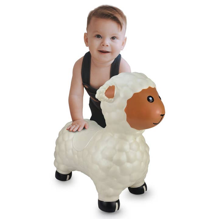 Animal hinchable con forma de oveja blanca con bomba para venta al por mayor de mhw24