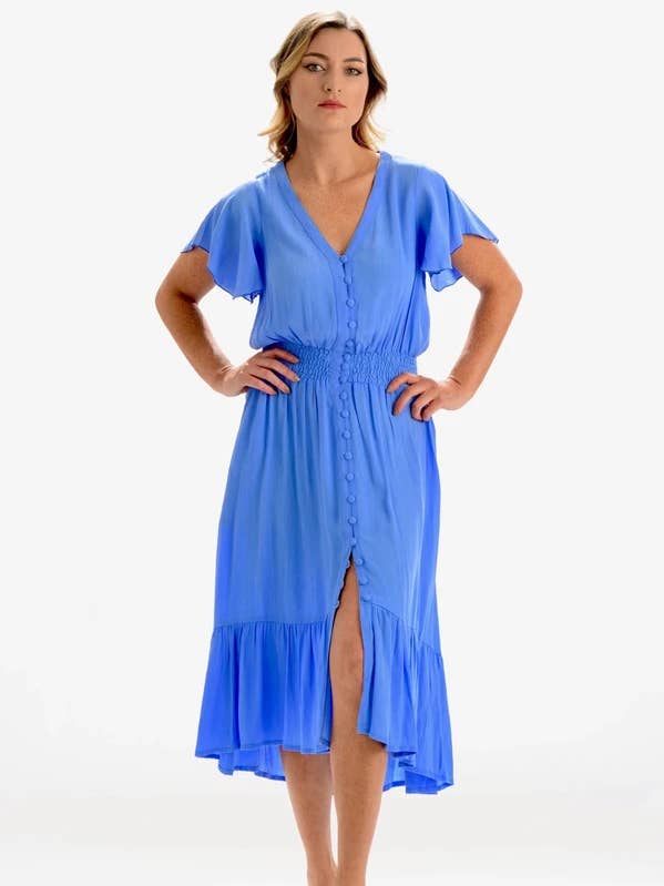 Abito Ava - Pervinca per la vendita all'ingrosso da parte di Walker&Wade