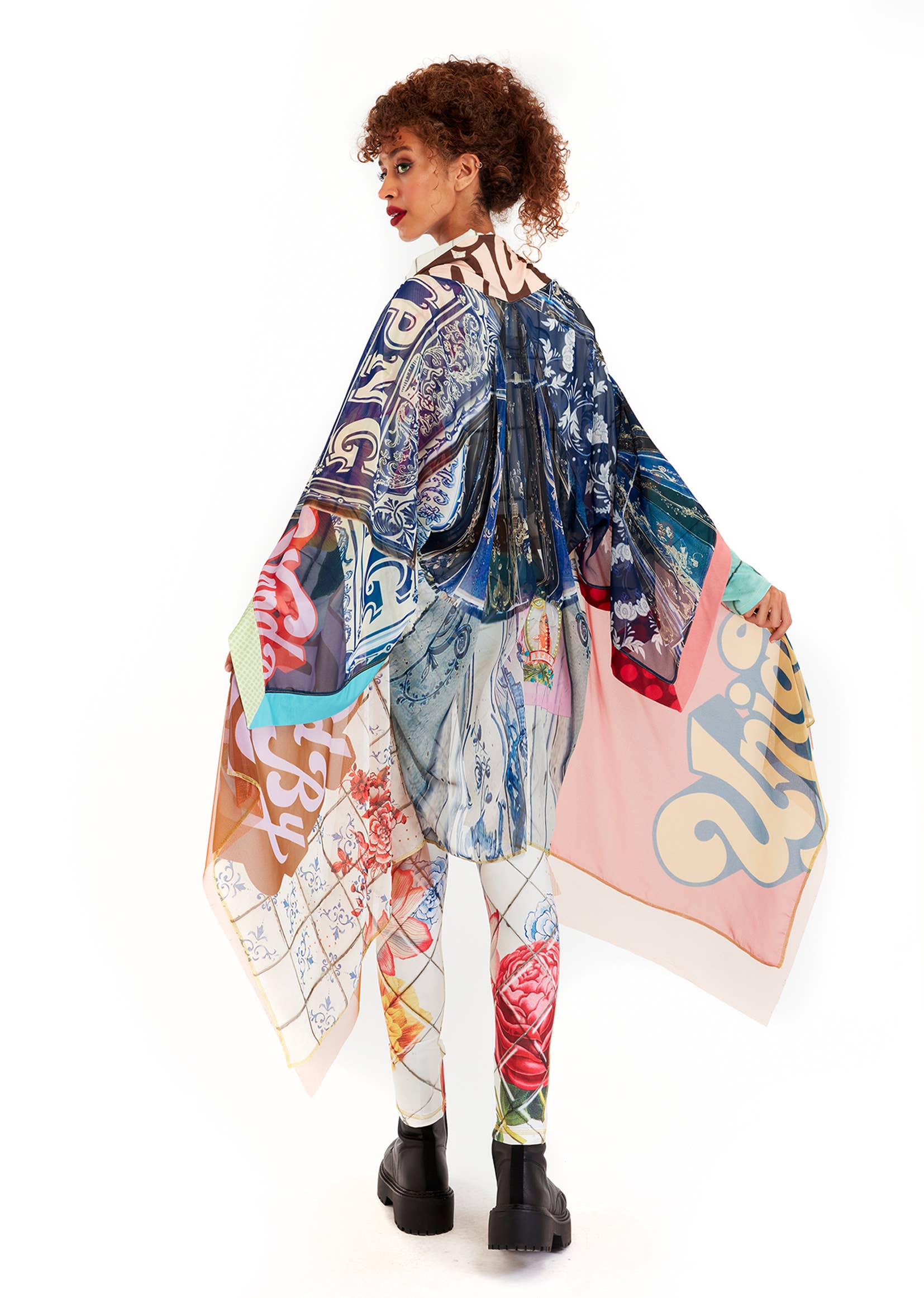 IPNG Design - Wholesale Kimono - Women's - Kimono Cardigan - Ocean Washed Tiles1