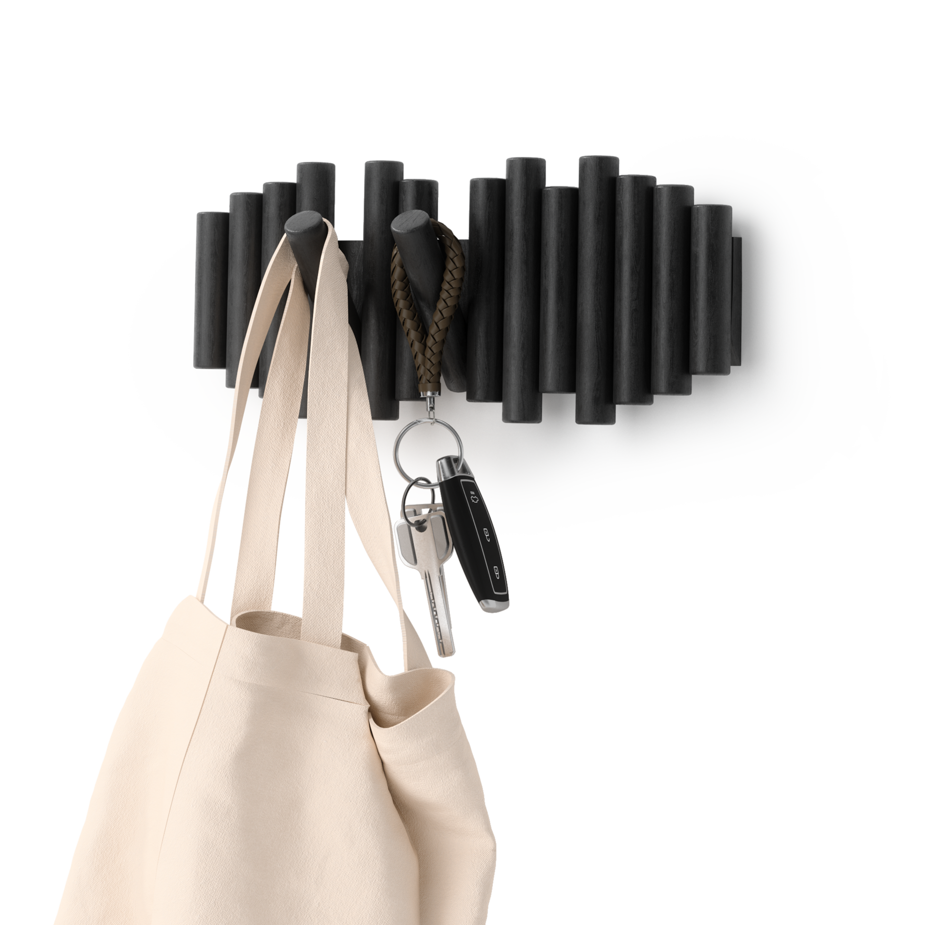 Umbra - Wholesale Wall Hook - Picket Wall-Mounted Coat Rack Rail Hook12