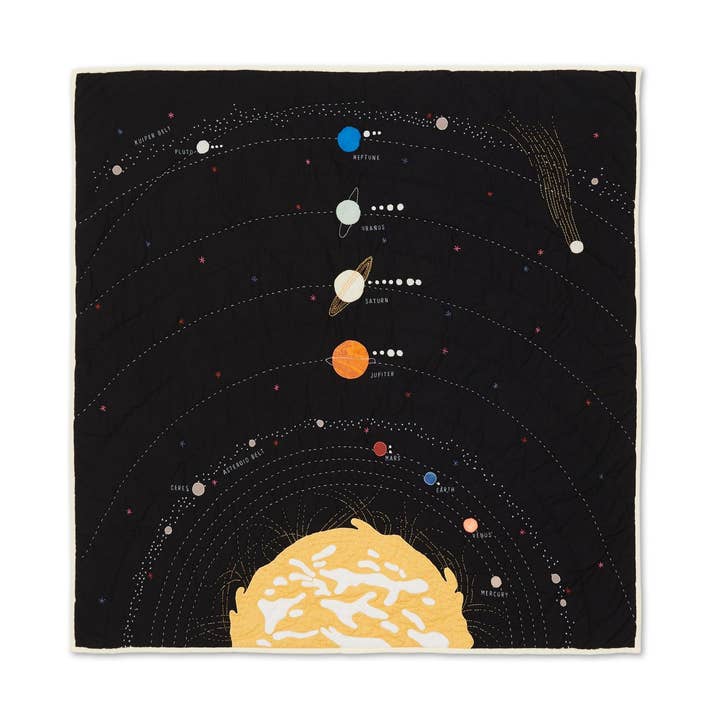 Solar System Quilt for wholesale by Haptic Lab