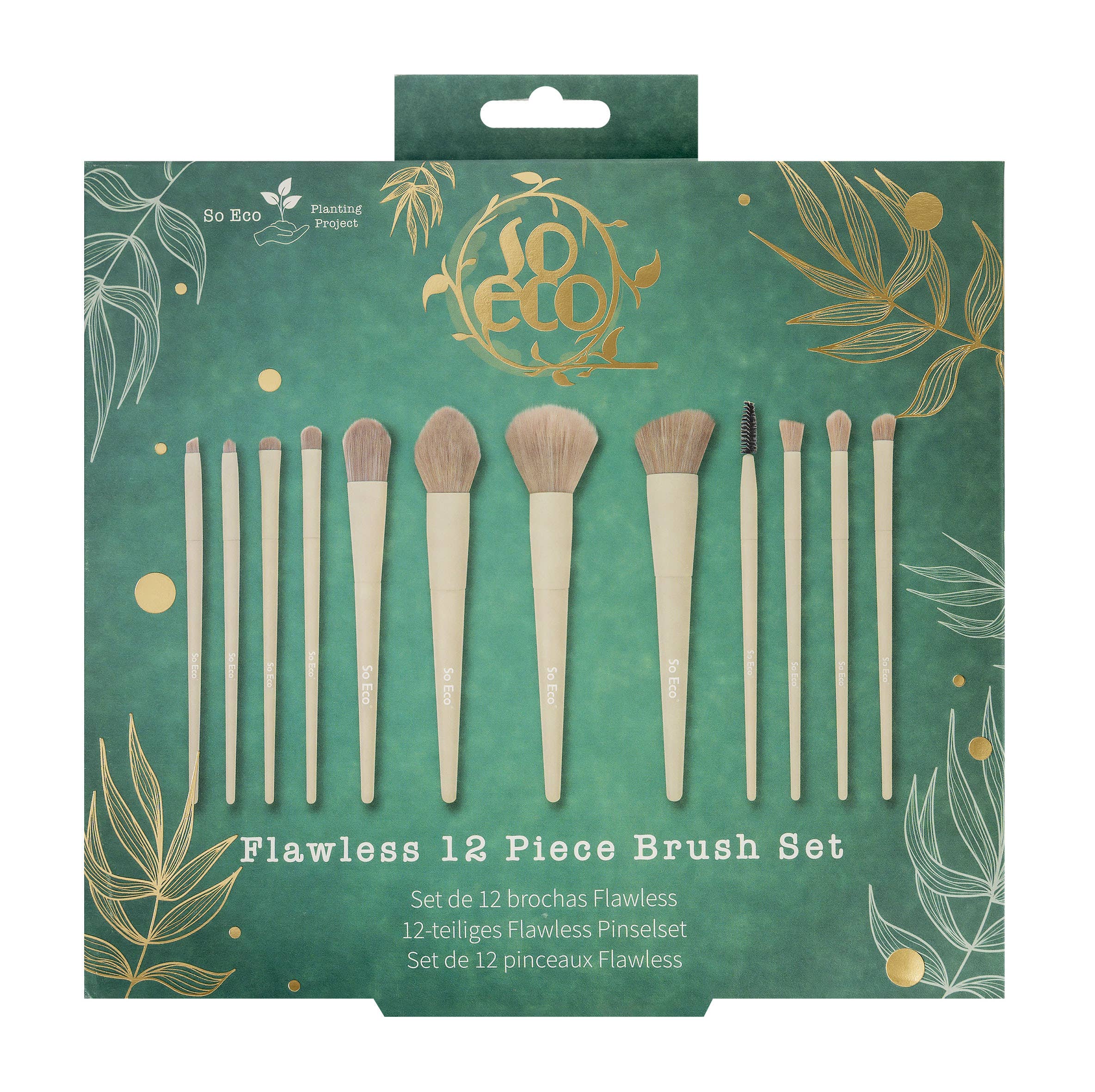 Soinvogue - Wholesale Makeup Brush Set - So Eco Flawless 12 Piece Brush Set0