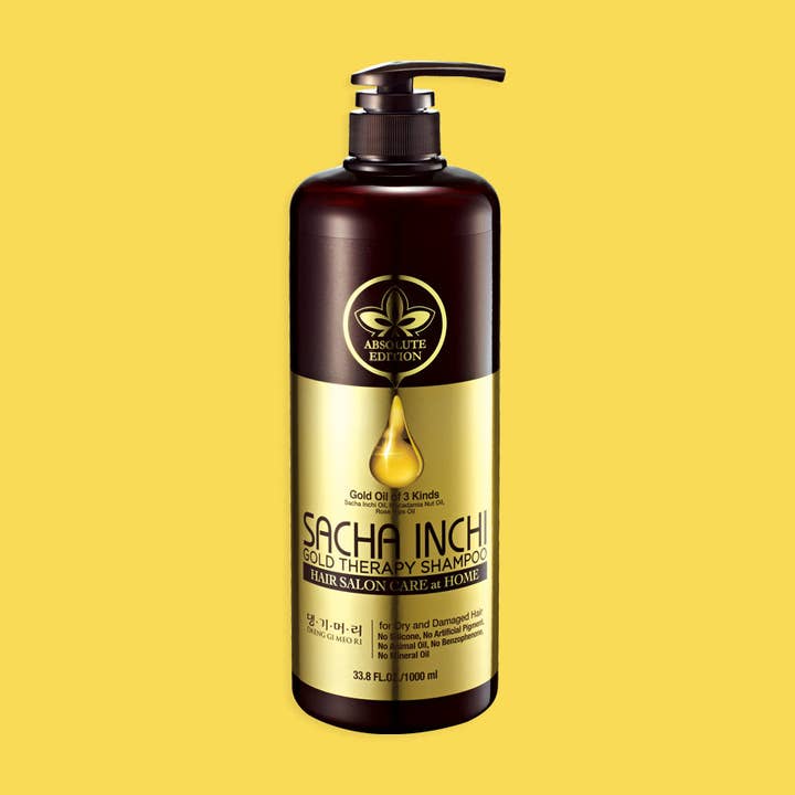 Kurious Mall - Wholesale Hair Shampoo - Sacha Inchi Gold Therapy Shampoo
