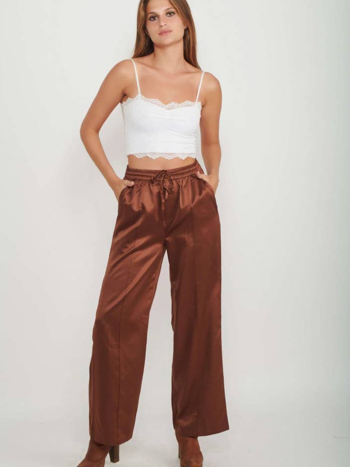 Brown Coco Pants for Women for wholesale by Abalulu Me&Mi