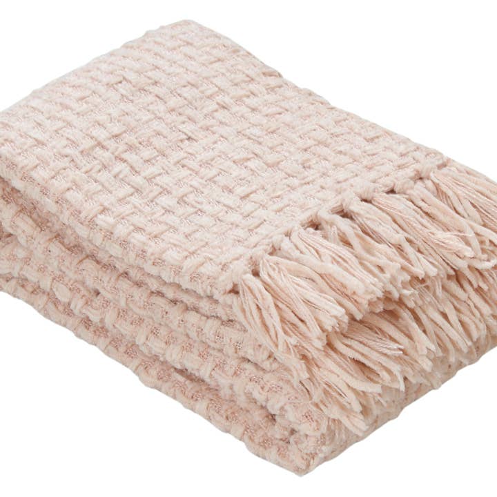 Fabstyles – wholesale Throw blanket – Fabstyles Chenille Basket Weave Throw Blanket, 50x6031