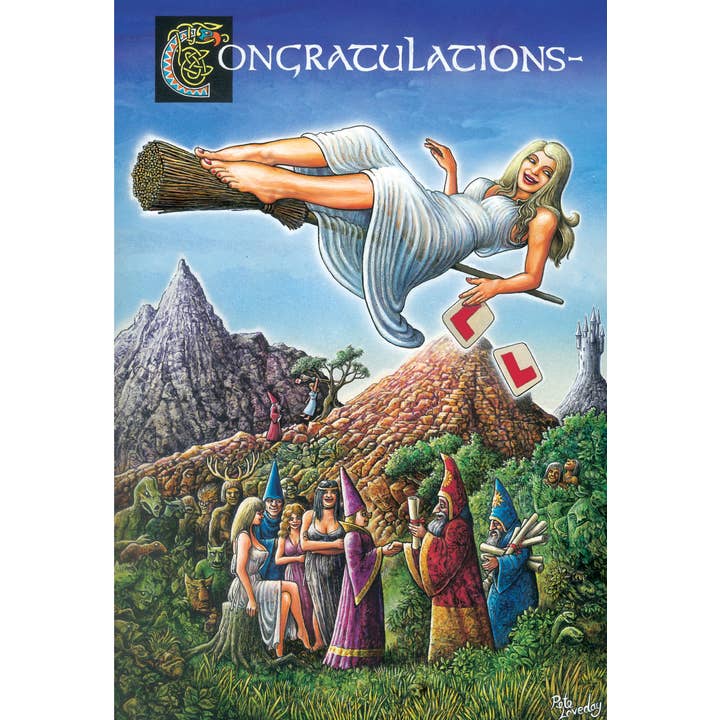 Tillykke - Hilsen Kort af Pete Loveday for engroshandel hos Eastgate Resource