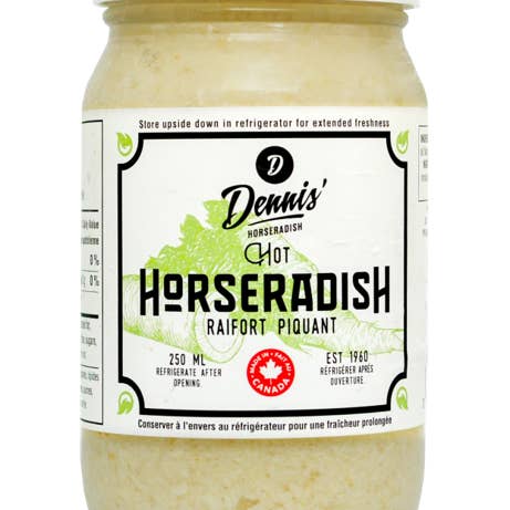 Dennis Horseradish – wholesale Sauce – Dennis' Hot Horseradish1