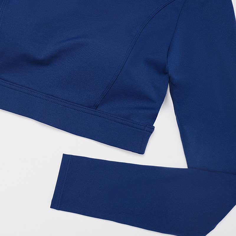 WONDERXFANS - Wholesale Activewear Set - Women's - Round-neck long-sleeve fitted top+HIGH WAIST LEGGINGS 2-PIEC15