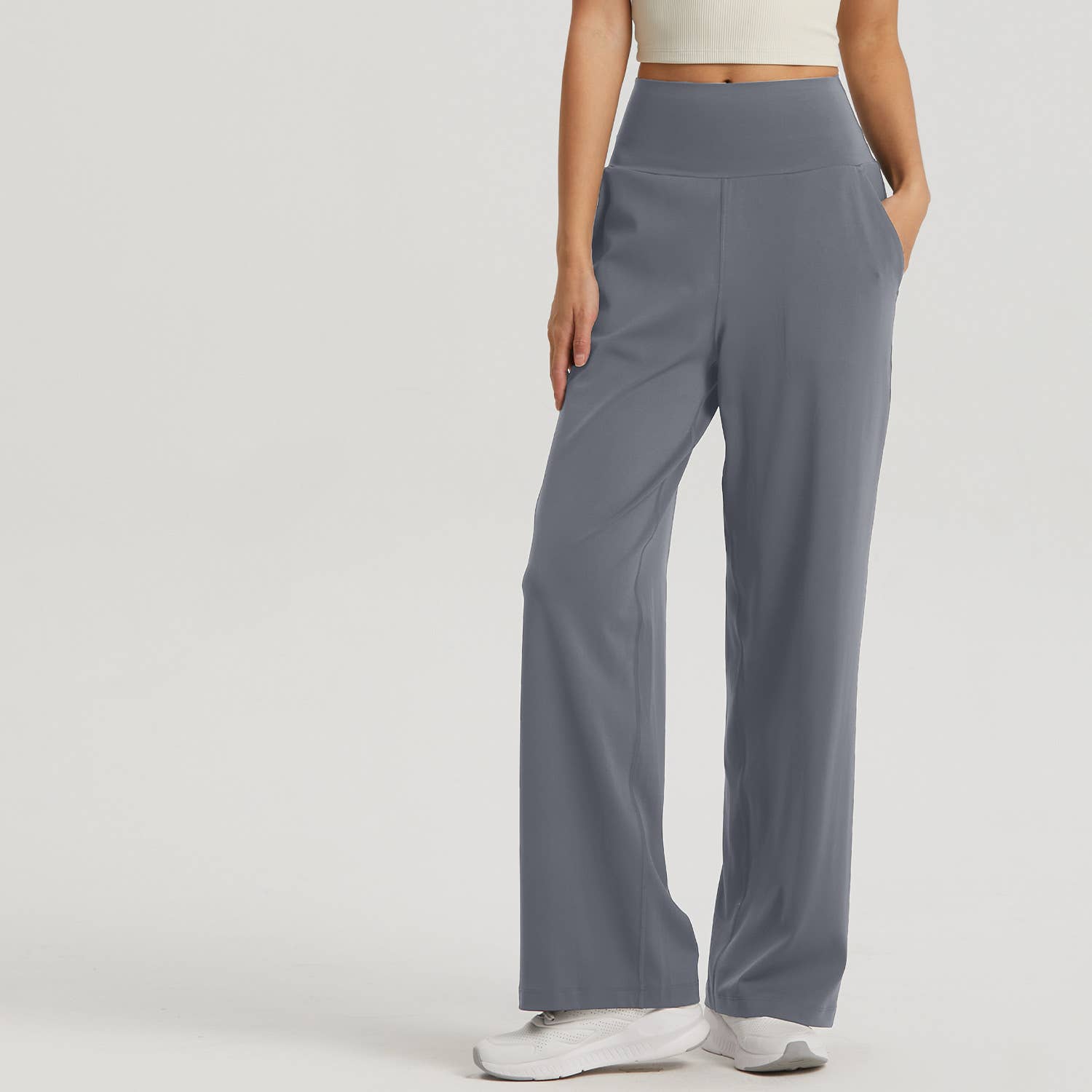 91thelabel - Vente Pantalon de sport – femme - Pantalon de yoga Kali Classic à jambes larges7