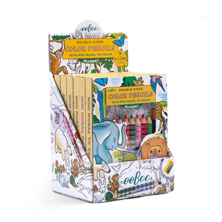 Wild Animals Biggie Mini Mural Bundle (6) for wholesale by eeBoo