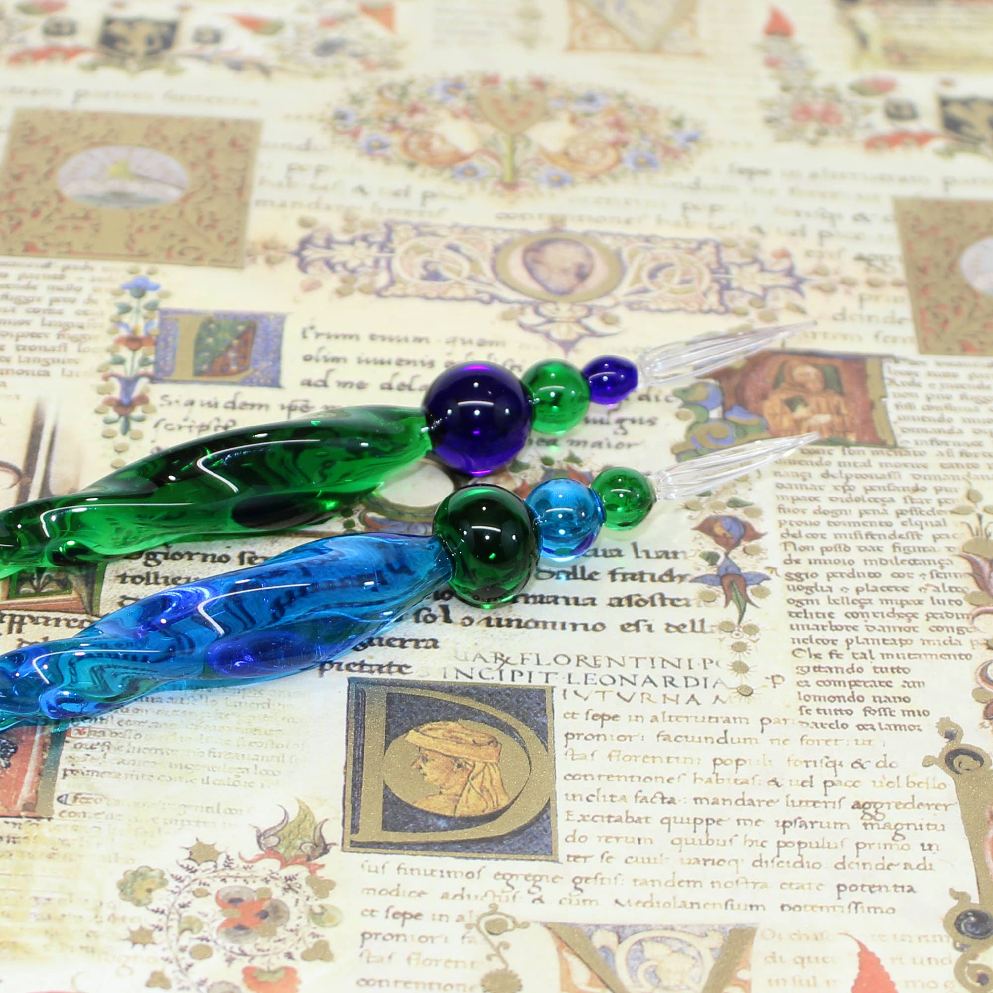 San Lorenzo Design - Vente Stylos - Stylo en verre torsadé de Murano, instrument d'écriture classique7