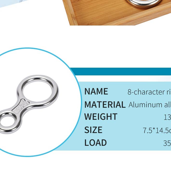 VIGOR - Wholesale Sports & outdoor - High quality eight-shaped ring descender Carabiner(10 Pack)10