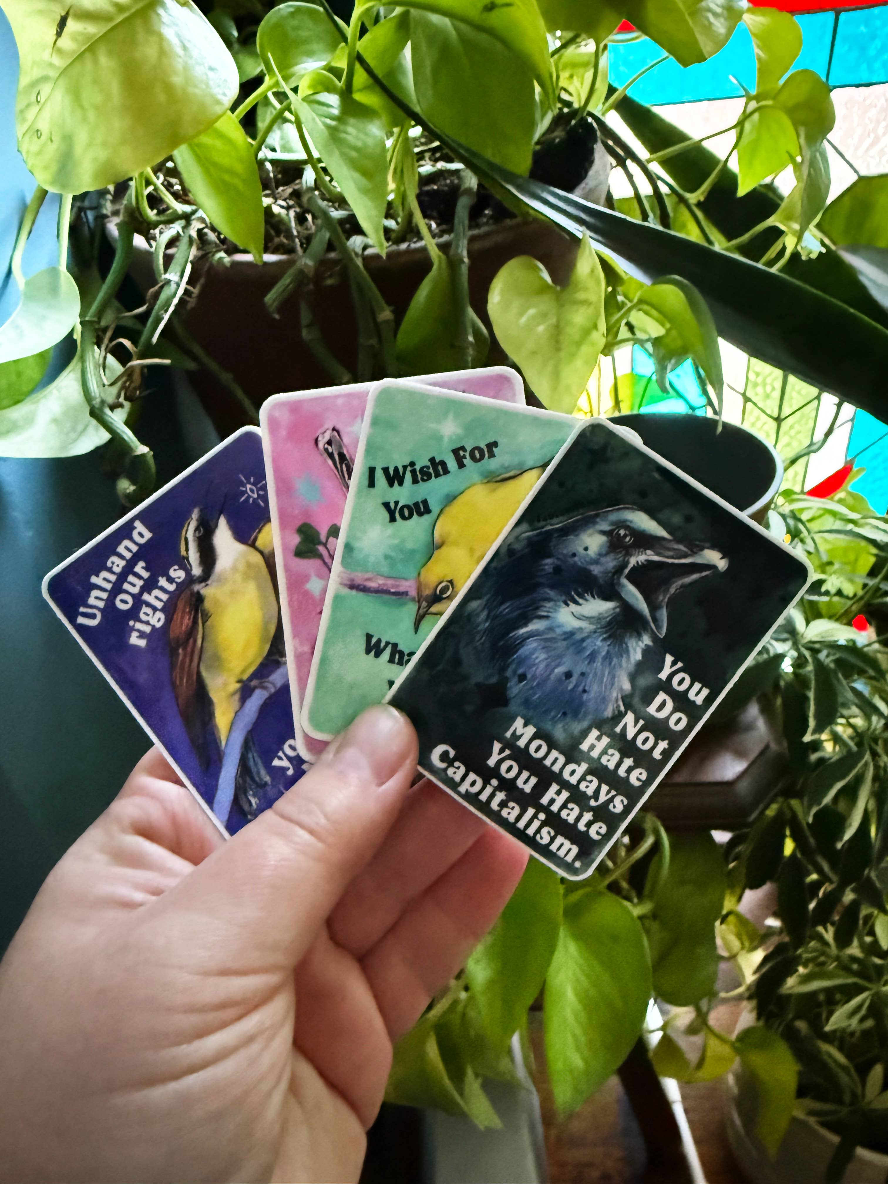 Fabulously Feminist - Wholesale Sticker - I wish for you whatever you wish for immigrants: sticker1