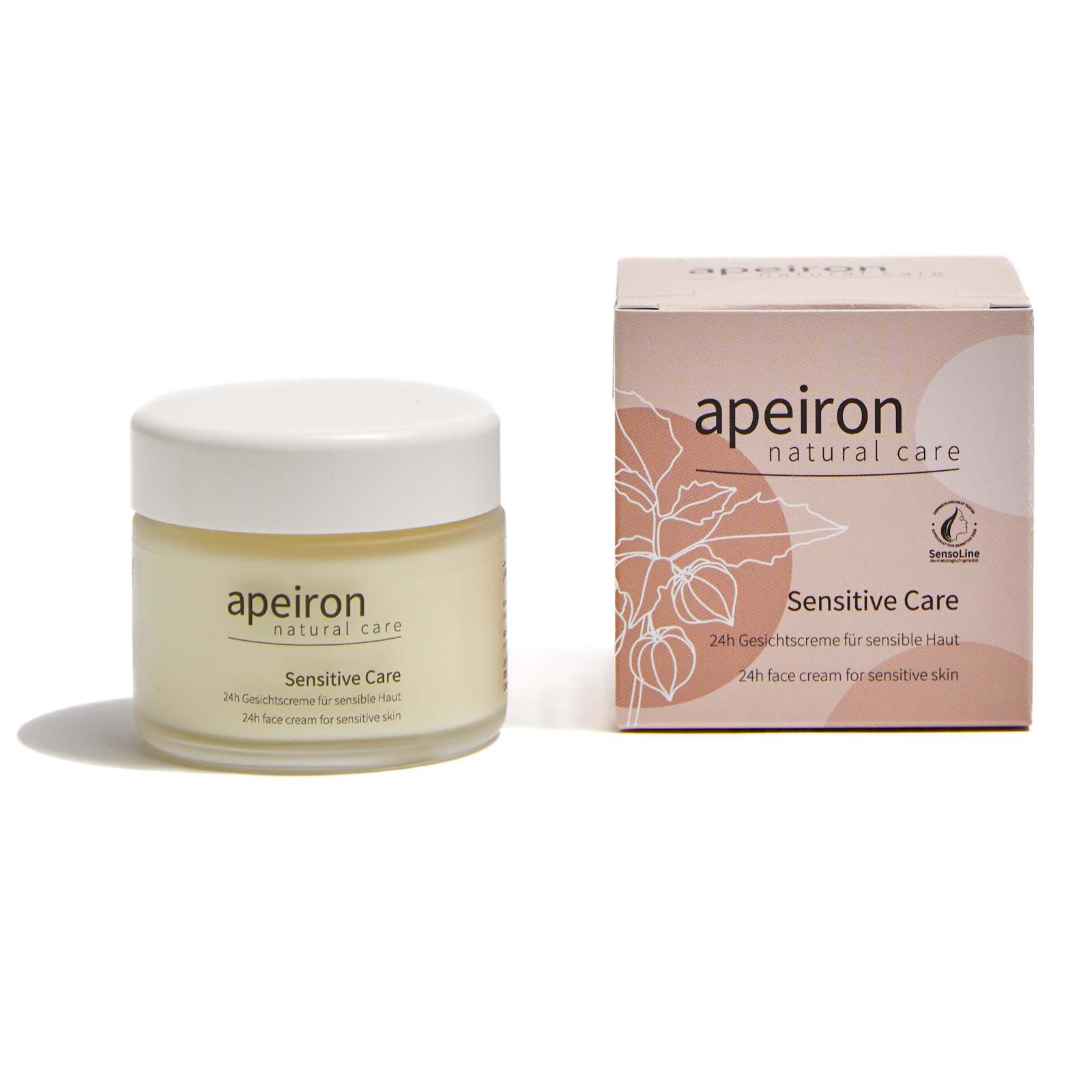 Spa Vivent – wholesale Ansiktsfuktkräm – Apeiron Sensitive Care ansiktskräm 50 ml1