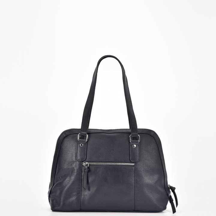 GABEE PRODUCTS - Wholesale Laptop bag – Women's - Cremorne RFID Protective Leather Business Bag with Padded Laptop Sleeve3