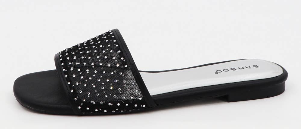 Andrea Bijoux - Vendita all'ingrosso Sandali - Donna - Sandalo piatto con strass1