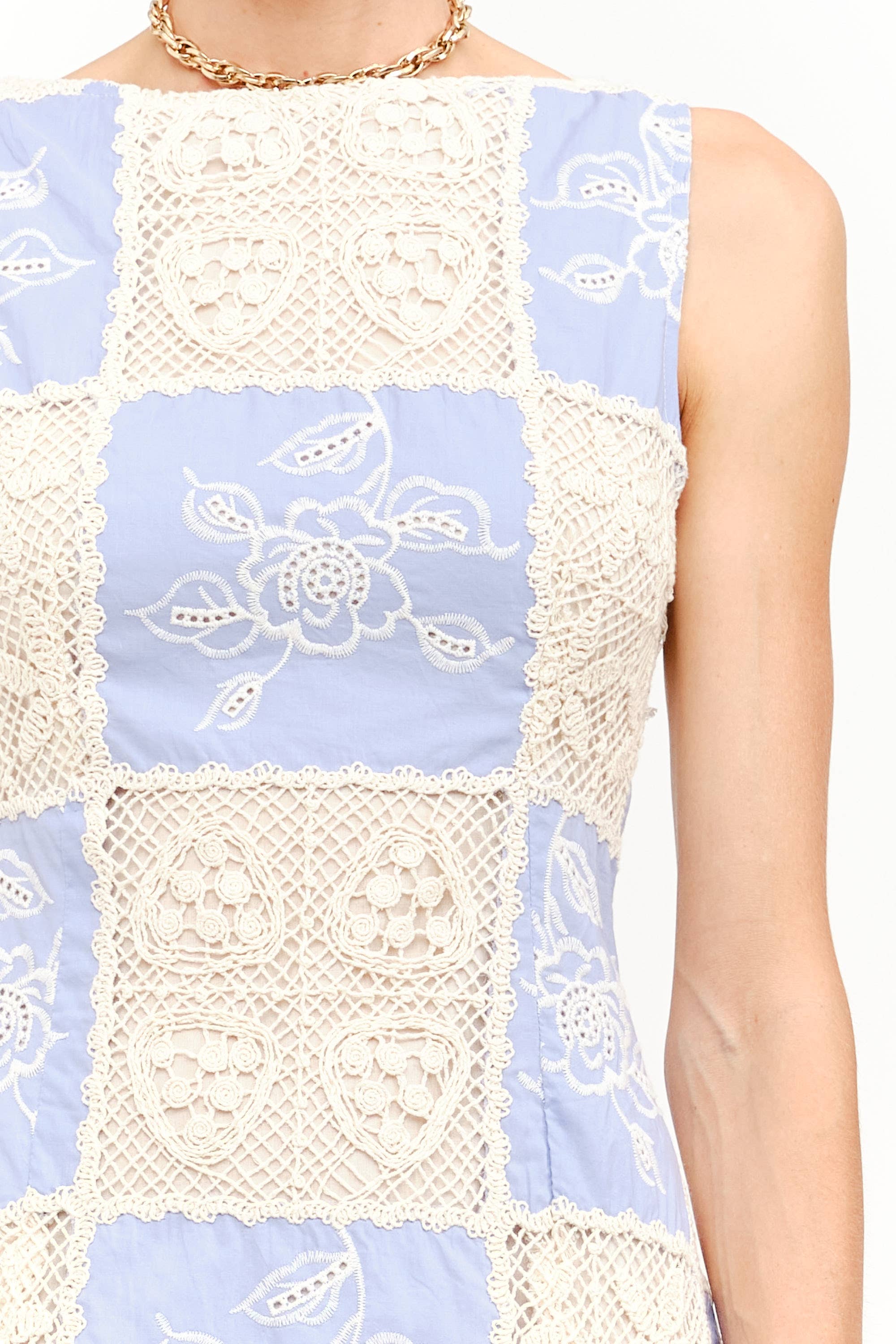 Louisa Blue Dress for wholesale on Faire6