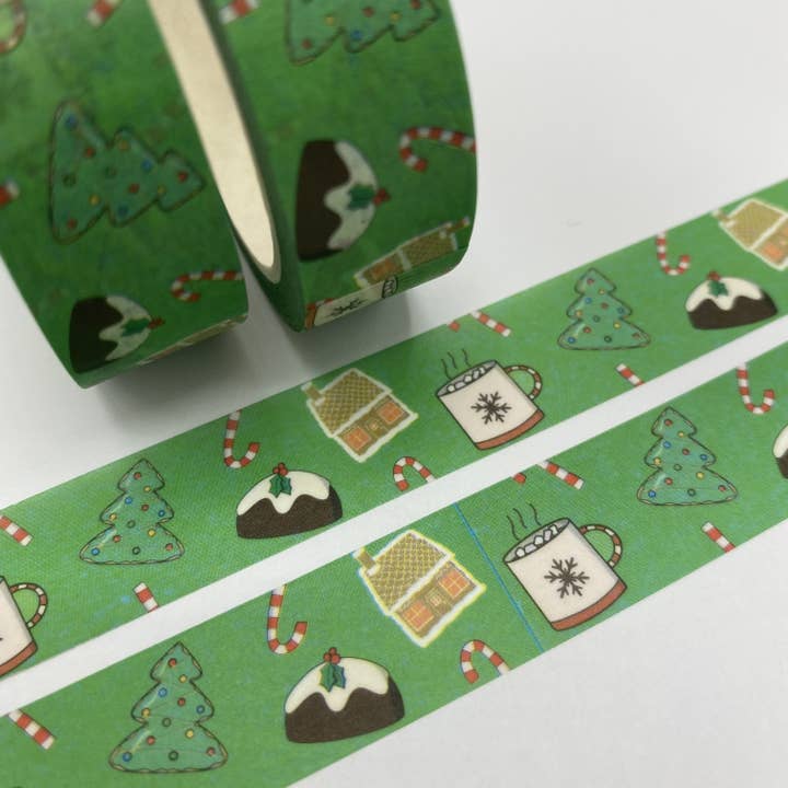Festive Food Washi Tape for wholesale by BeckiLamby