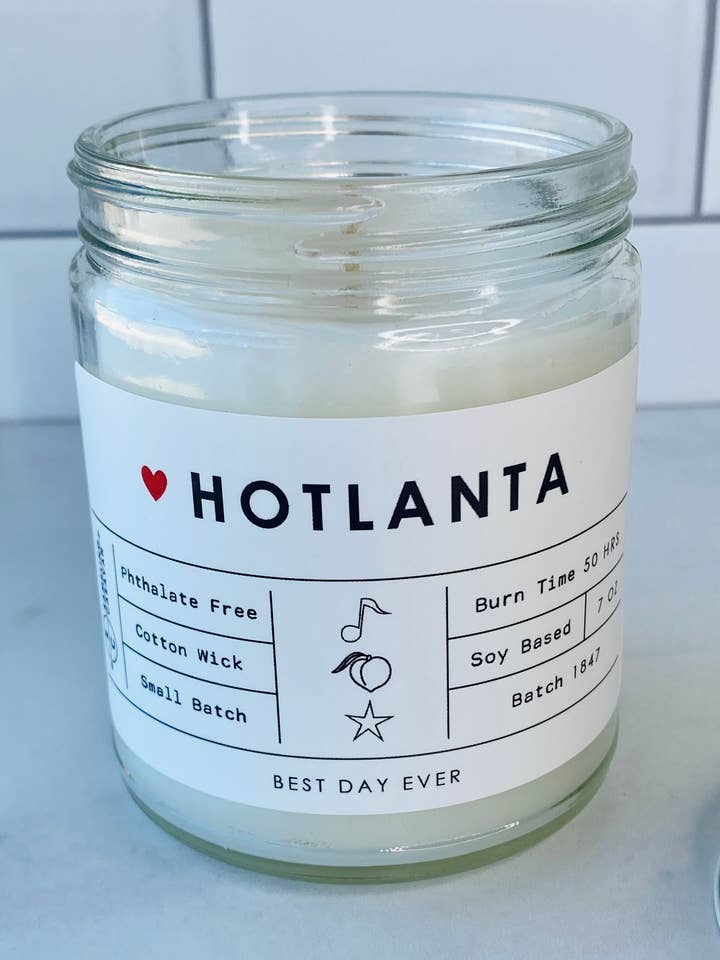 Hotlanta (Atlanta, GA) Candle for wholesale by Rambling Caravan