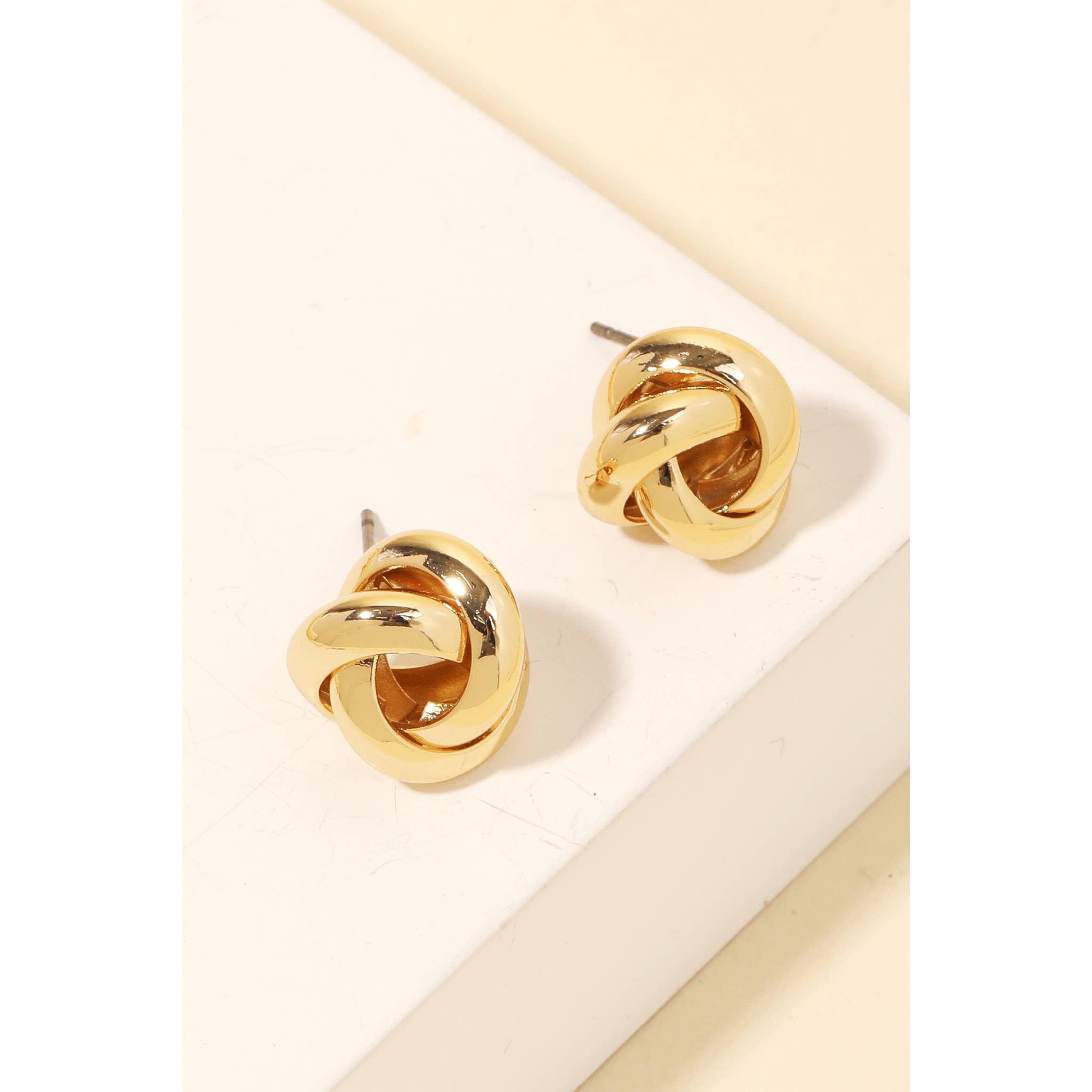 Anarchy Street - Wholesale Stud/Post Earrings - Metallic Knot Stud Earrings