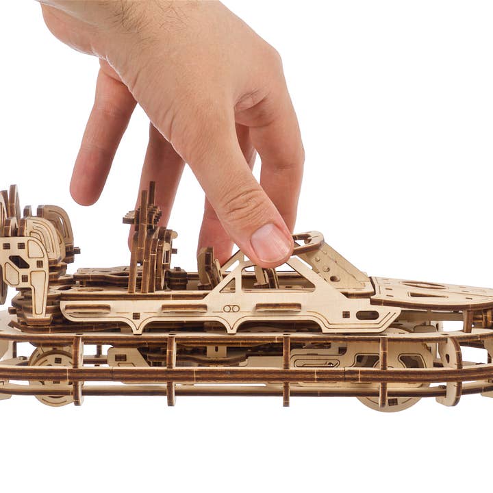 Ukidz LLC - Wholesale DIY Craft Kit - UGears Rescue Hovercraft -Wooden 3D Puzzles - DIY