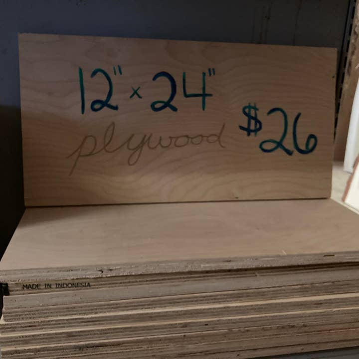 Stumps Custom Wood - Wholesale Cutouts - Square 1/2in Birch Plywood, 1 pack, Birch plywood, glowforge wood, scroll sawing, sign making, DIY project, wood project6