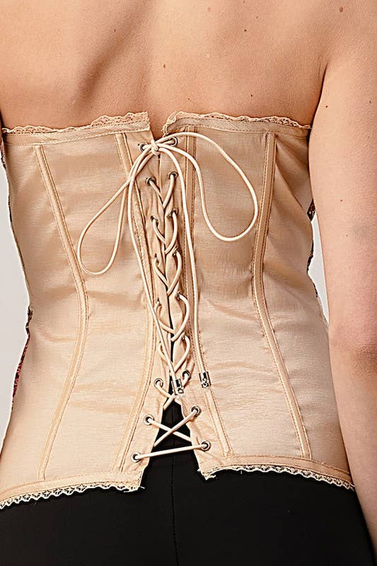 Lydia USA - Wholesale Corset - Women's - Lace Floral Corset1