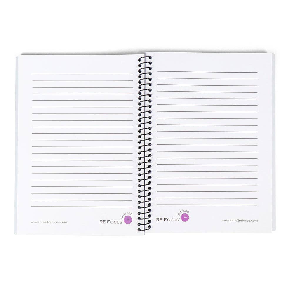 RE-FOCUS THE CREATIVE OFFICE - Wholesale Notebook - RE-FOCUS on the GO Notebooks, ADHD-Informed Design!2