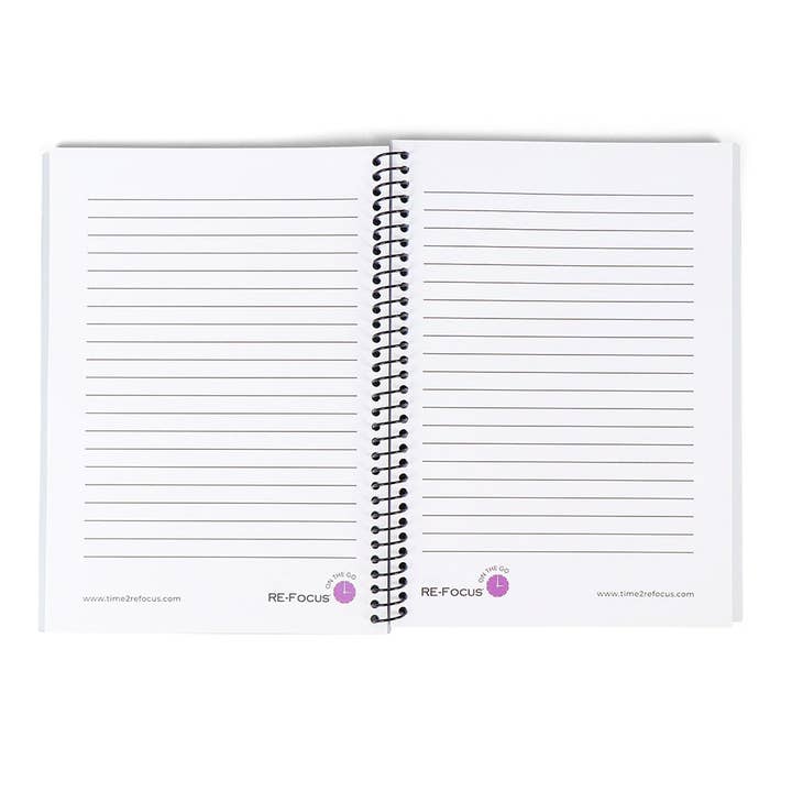 RE-FOCUS THE CREATIVE OFFICE - Wholesale Notebook - RE-FOCUS on the GO Notebooks, ADHD-Informed Design!2