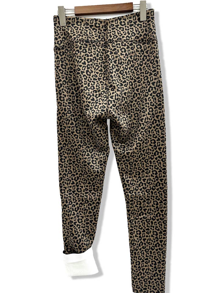 Leopard fleece legging/P49016 for wholesale on Faire2