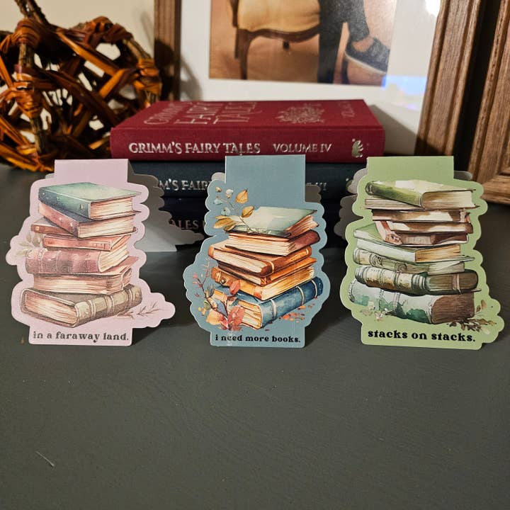 Book Lover magnetische bladwijzers voor wholesale door Paper Crane Shop