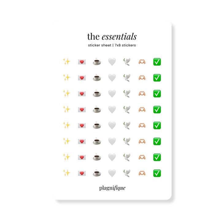 De Essentials - Stickers voor wholesale door Plagnifique