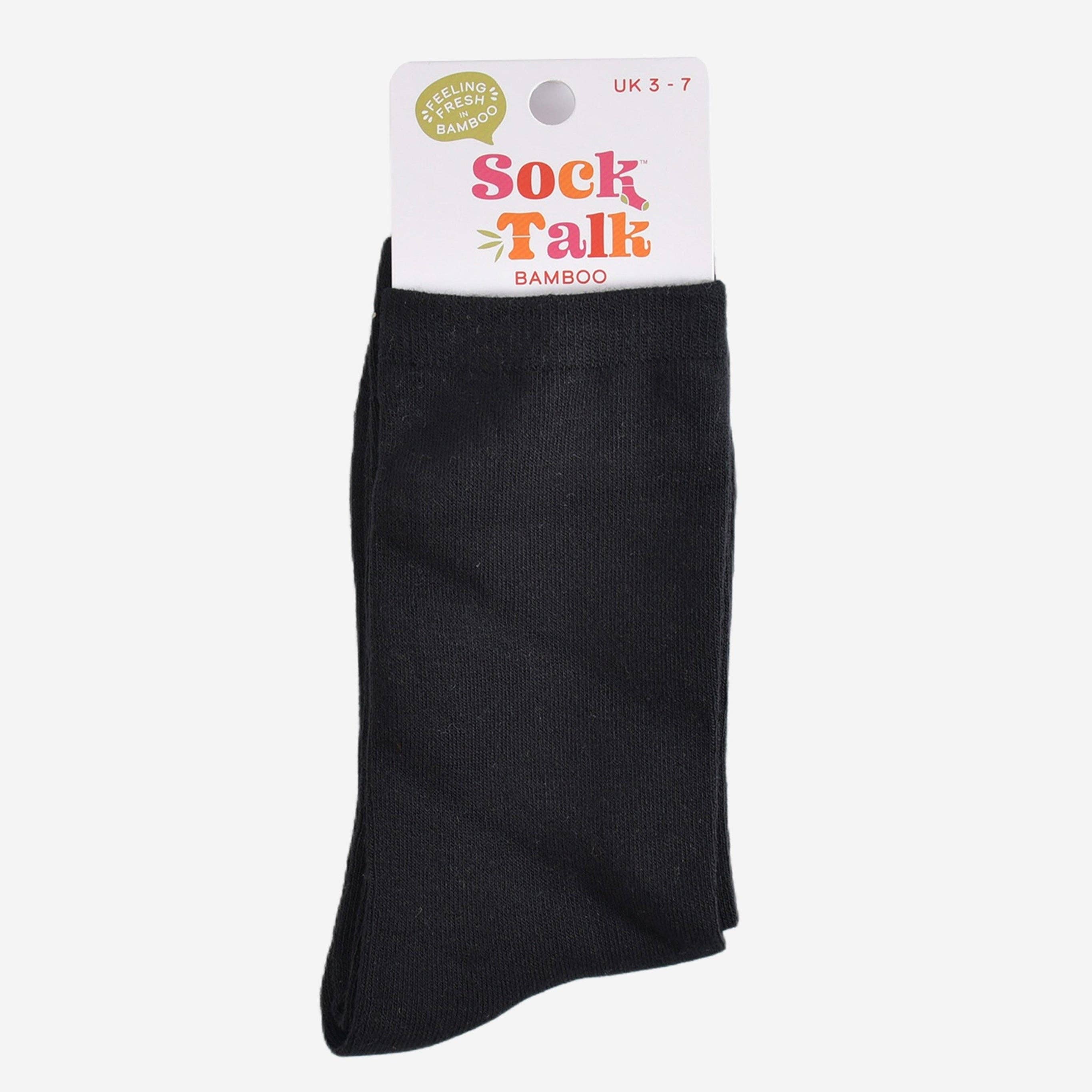 Sock Talk - Wholesale Socks - Women's - Women's Bamboo Socks - Black10