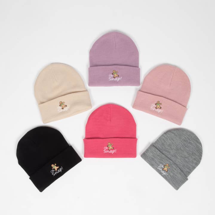 David And Young - Wholesale Beanie - Women's - Oh Snap Gingerbread Man X-Mas Christmas Beanie