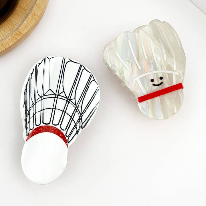 Badminton Claw Clip, Acetate Ball Sports Hair Clip for wholesale by TheDivaSoap