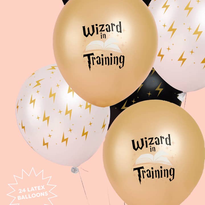 xo, Fetti - Wholesale Balloon - Wizard in Training Balloon Pack - 24 pcs, kids, Harry Potter