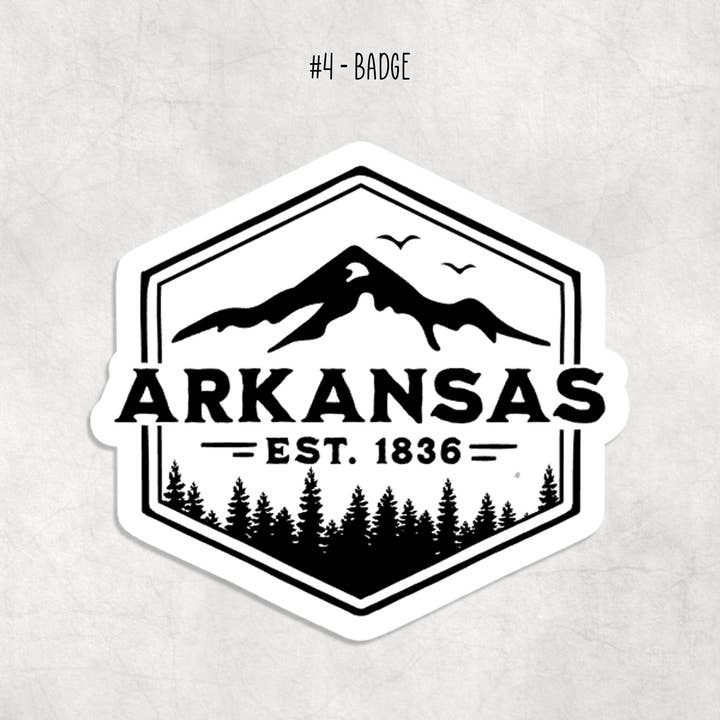 Expression Design Co - Wholesale Sticker - Arkansas Stickers