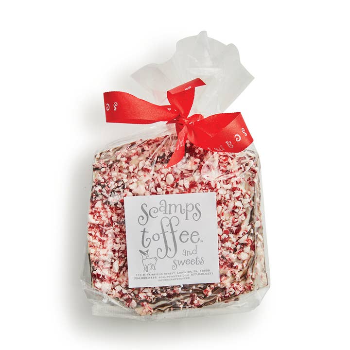 4oz North Pole Bark Bag for wholesale by Scamps Toffee