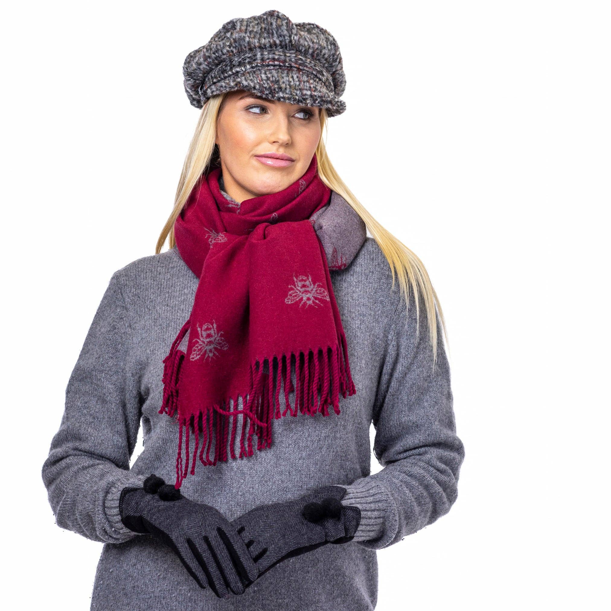 Heritage Traditions – Engroshandel Newsboy/schoolboy hat - Unisex – Brushed tweed newsboy kasket2