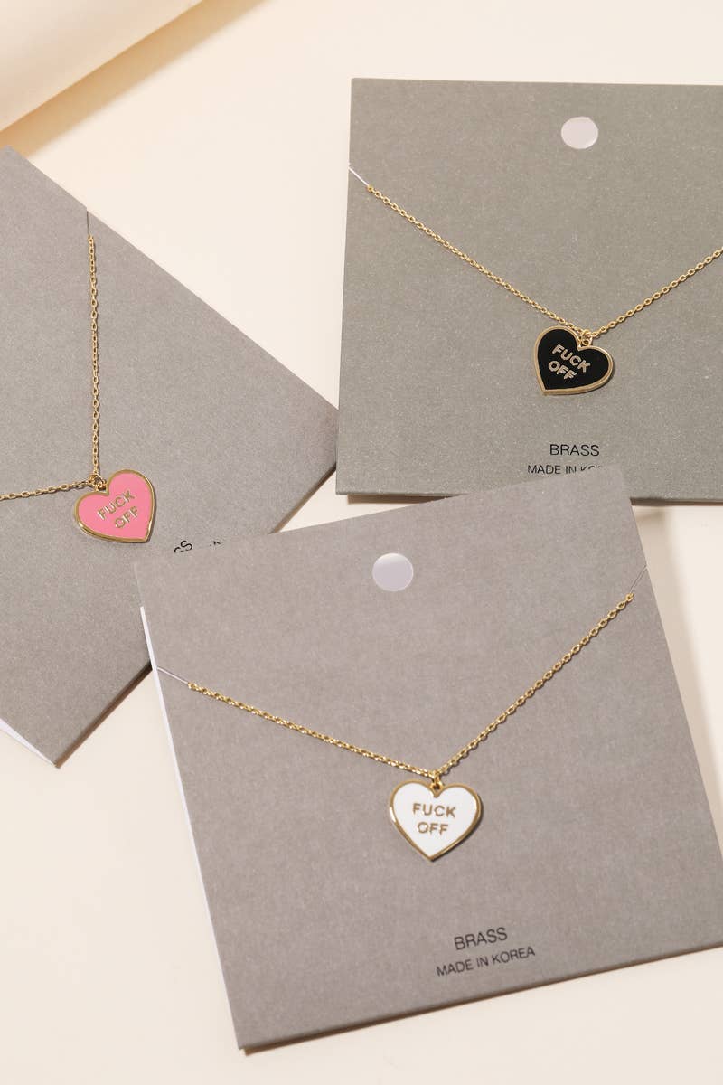 Anarchy Street - Vendita all'ingrosso Collana con ciondolo/pendaglio - Collana con ciondolo a forma di cuore3