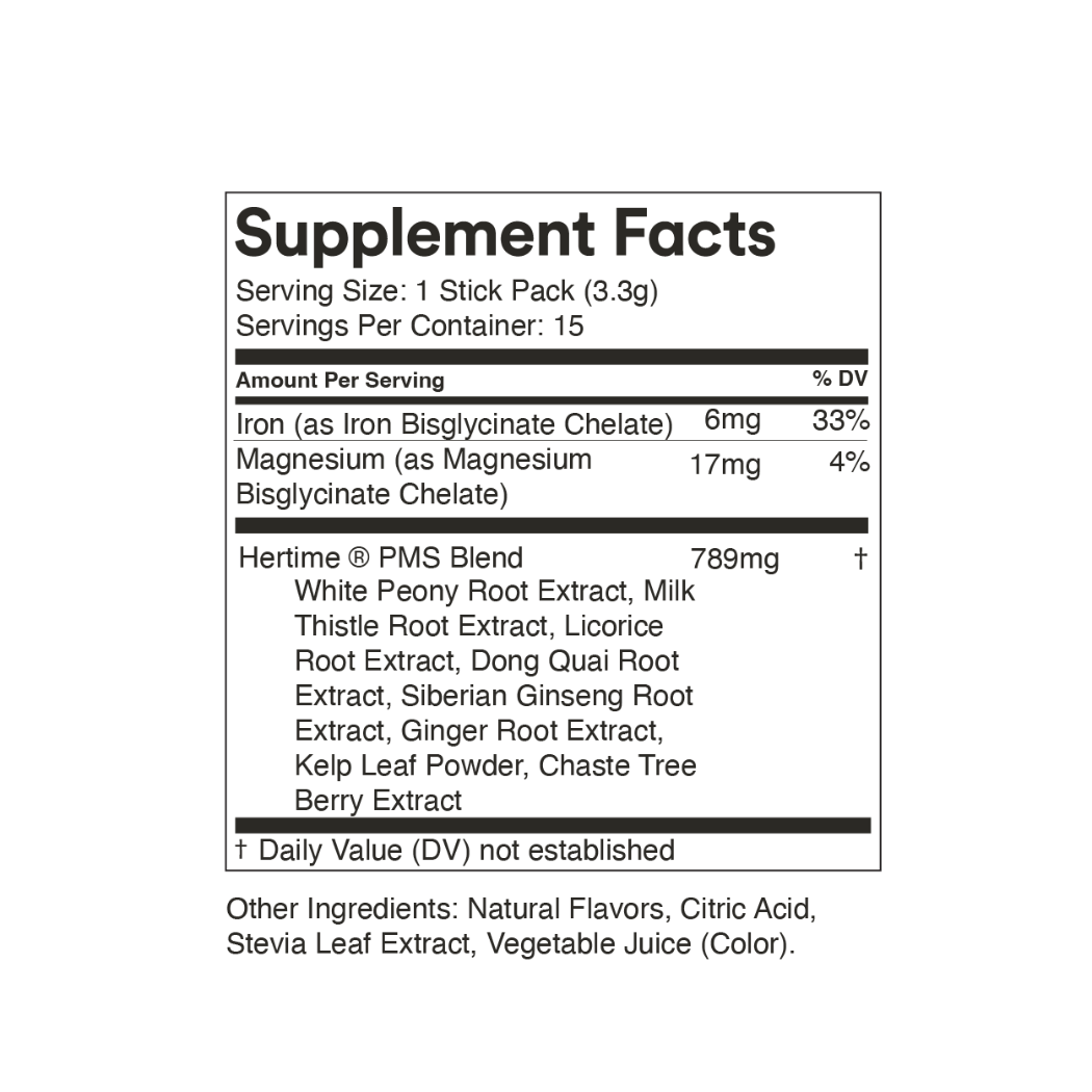 Mixhers - Wholesale Oral Supplement/Vitamin - Hertime PMS 15 Count4