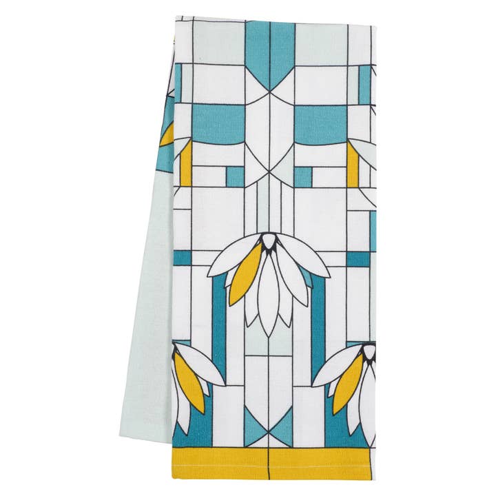 KAF Home - Wholesale Tea Towel - Frank Lloyd Wright 100% Cotton Printed Kitchen Towel