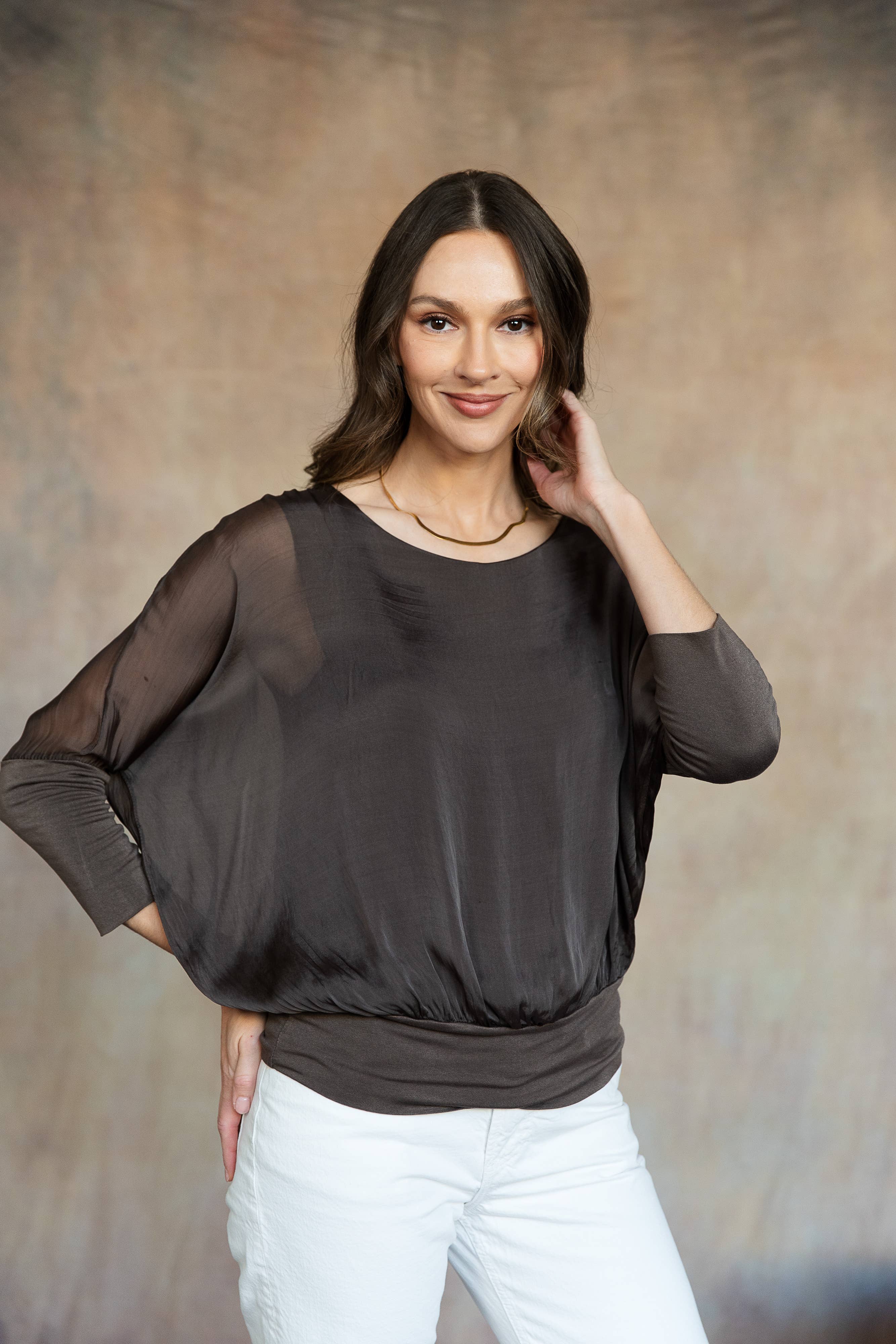 CobbleStone Living - Wholesale Blouse - Women's - Cassandra Italian Silk Top13