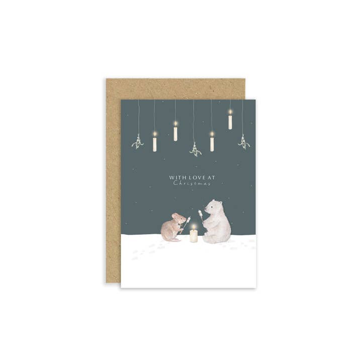 Little Roglets - Wholesale Christmas Card - Marshmallow Roasting Card | Seasonal Cards | Christmas Cards