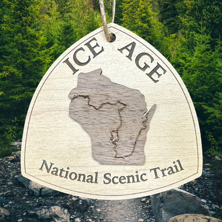 Ice Age Trail Ornament for wholesale by Wilderness Adventures