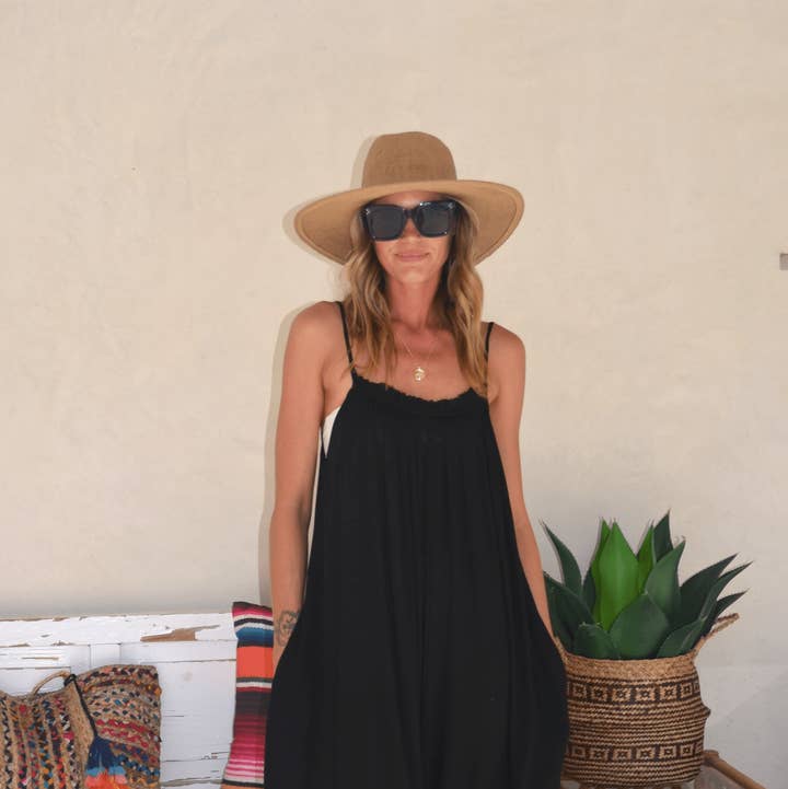 Bette - Wholesale Dress - Women's - Amalie Maxi Cover Up - Black7